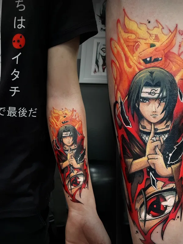 male color anime tatuaje en forearm #92876 | Tatuador Алиса Лисова