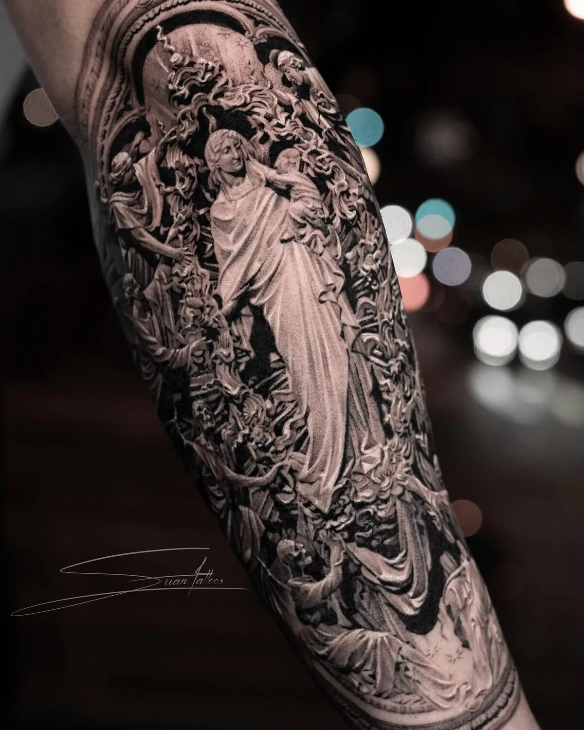 Aestética Renascentista em Tatuagens Realistas por Viacheslav Danh - image 11