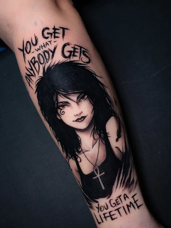 black illustrative tattoo on forearm #93083 | Tattoo Artist Rogério Opix