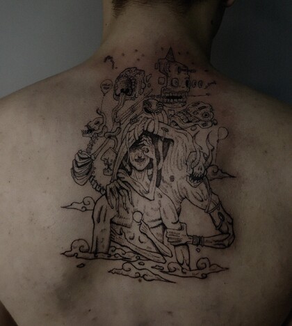 Тату эскиз #93152 Тату мастер SVEPPNIR