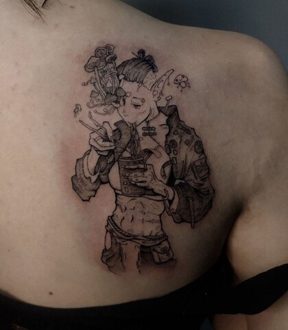 Тату эскиз #93156 Тату мастер SVEPPNIR