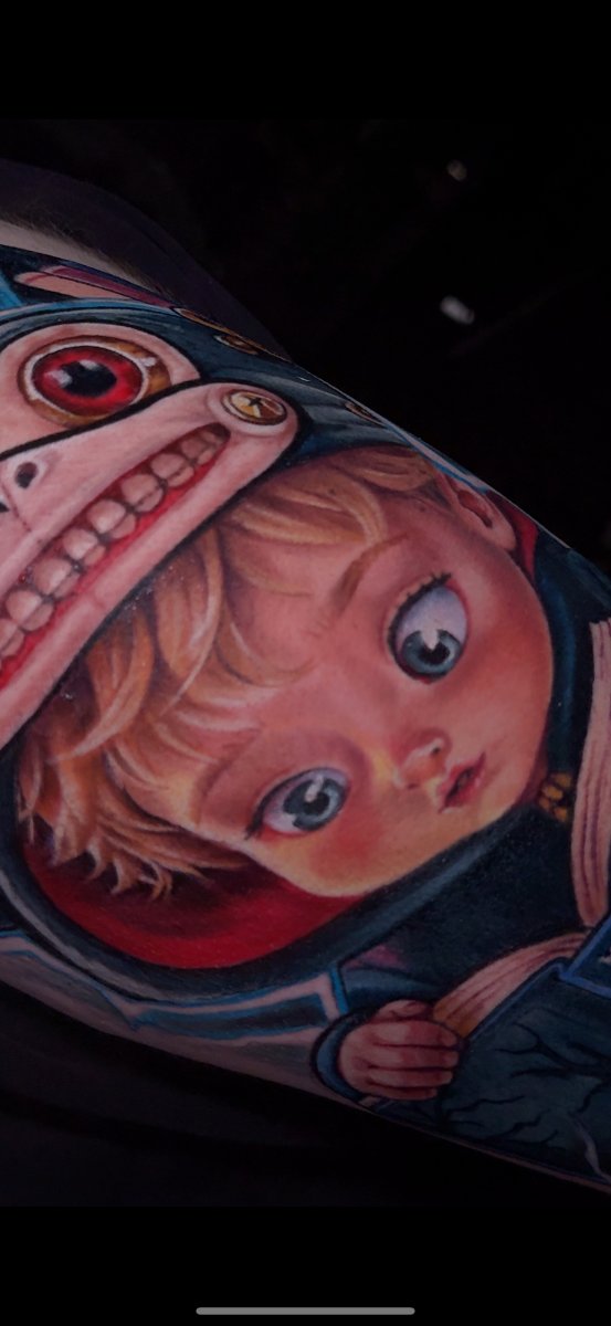 Color tattoo by Yuliya Kolesnikova