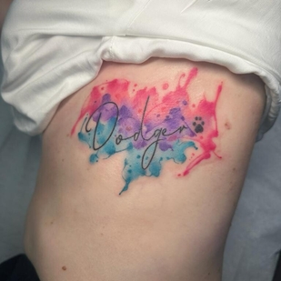 женская  Акварельная татуировка #93764 | Тату мастер Neto Tattoo Florida