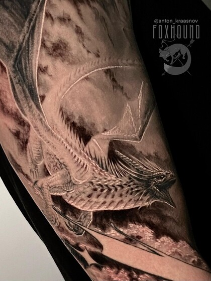 Тату эскиз # Тату мастер Антон Краснов