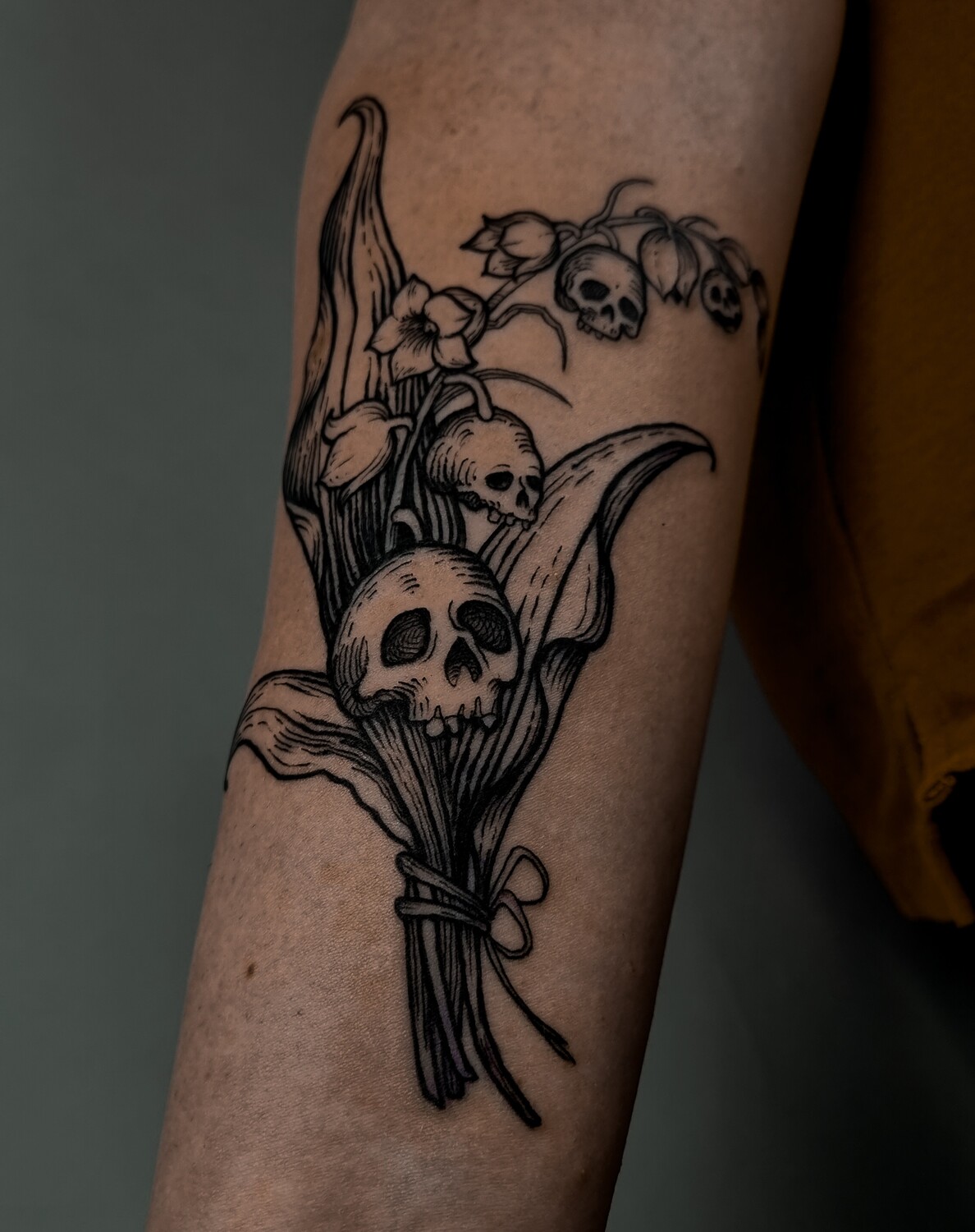 Чёрная tattoo by Юлия Руста