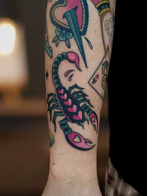 color neo-traditional 타투 부위 forearm #94728 | 타투이스트 Alina MNK 