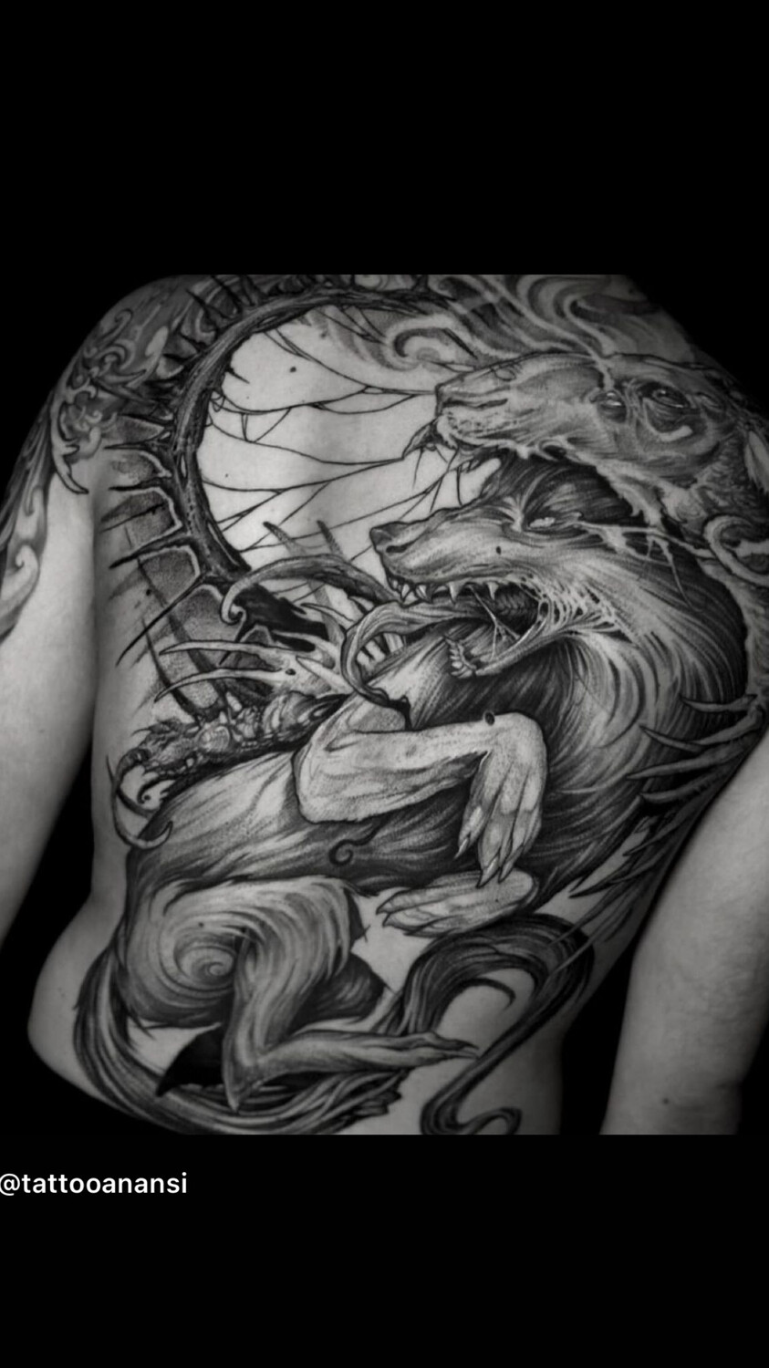 Tattoo by Anansi Tattoo Piercing München at Anansi Tattoo Piercing München