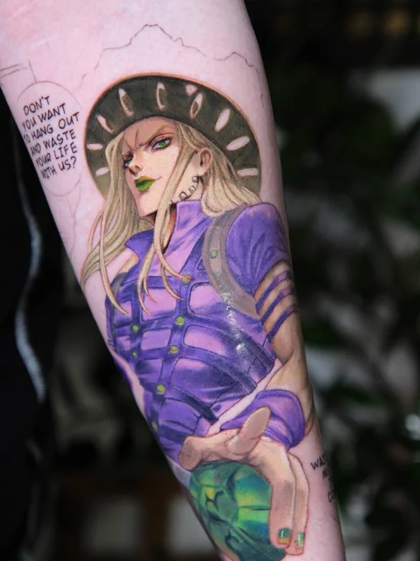color anime tattoo on forearm #95025 | Tattoo Artist Elizaveta Me.lissa.tattoo