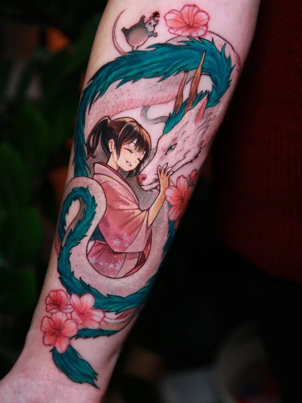 color anime tattoo on forearm #95030 | Tattoo Artist Elizaveta Me.lissa.tattoo