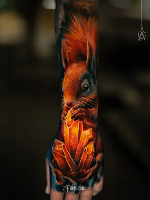 color realism 纹身 在 forearm #96735 | 纹身师 Adrian Cier