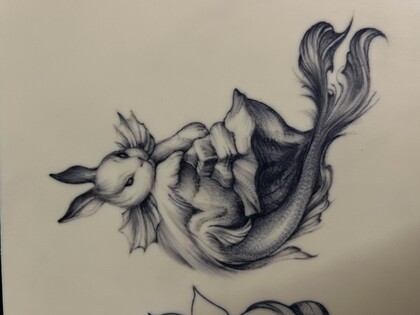 Тату эскиз #95178 Тату мастер Polina Rubina