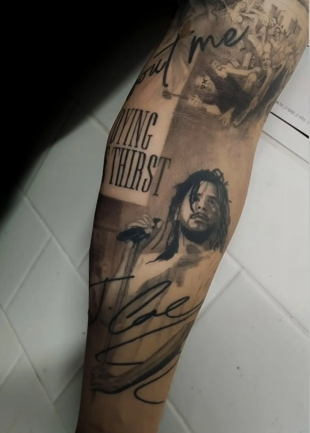 abstract tattoo in israel