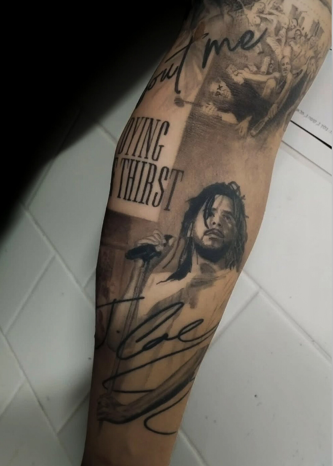 abstract tattoo in israel