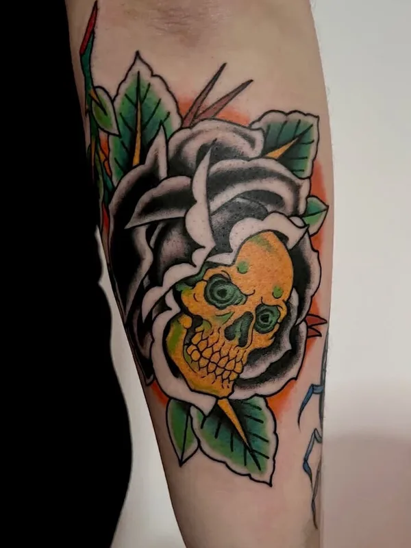 color traditional 纹身 在 forearm #95442 | 纹身师 Alina VIVES