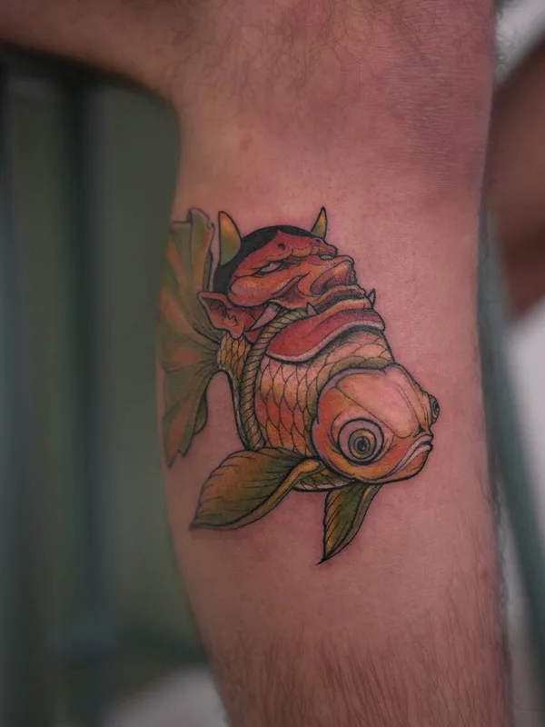 color japanese Tatuaggio su thigh #95808 | Tatuatore Karyna Pulcho