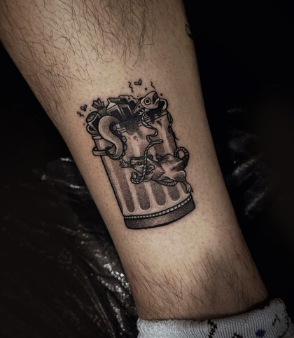 Тату эскиз # Тату мастер Daria Duck