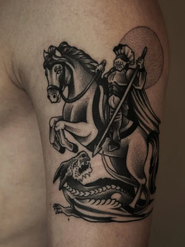 trash polka tattoo #130263 | Tätowierer Daria Duck