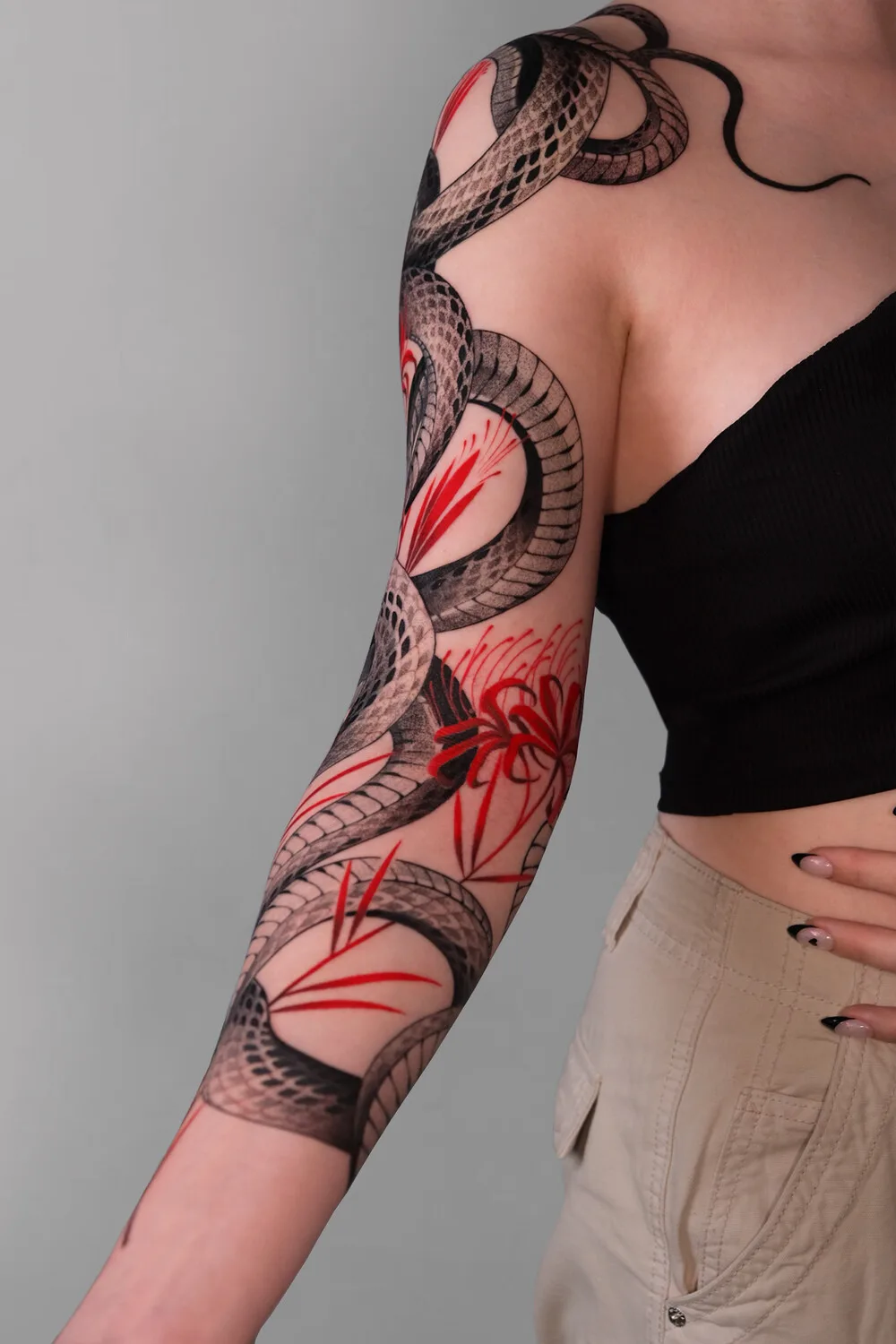 Japanese Black and Red Style