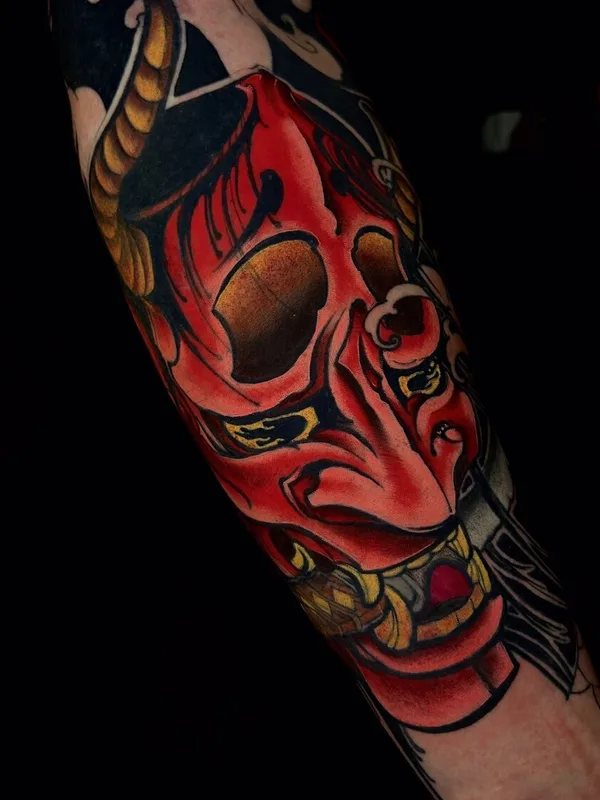 male color japanese Tatuaggio su forearm #96332 | Tatuatore Сергей Карпенко