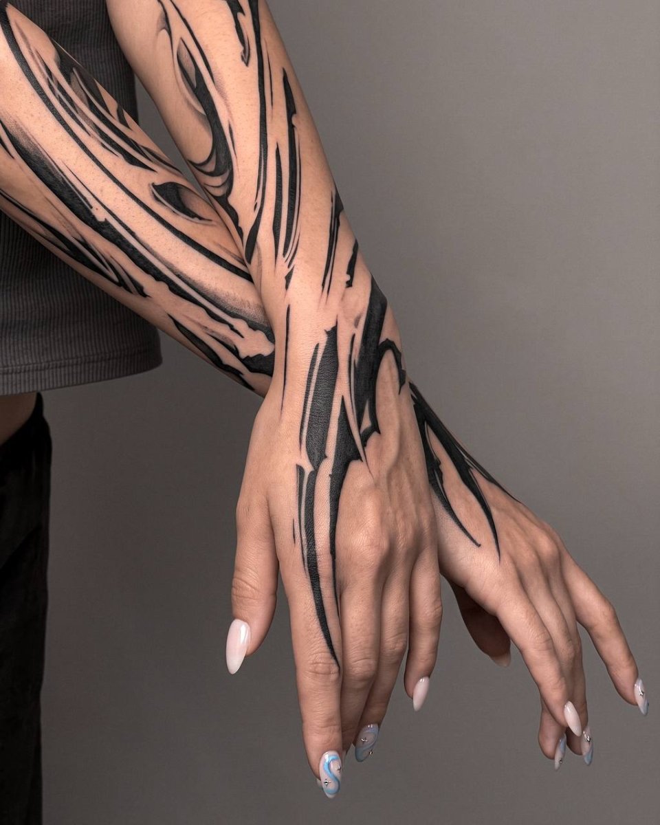 Абстрактная tattoo by Татьяна Пузикова