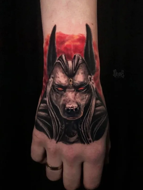 black and grey realism tattoo on back of hand #96654 | Tattoo Artist Тимур Юсупов