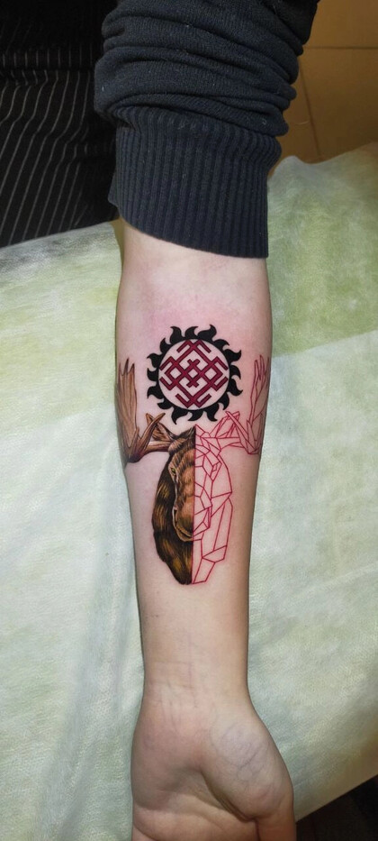 Тату эскиз # Тату мастер Роман Крылов