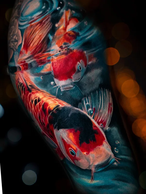 color japanese tattoo auf forearm #97998 | Tätowierer LUVRIN 