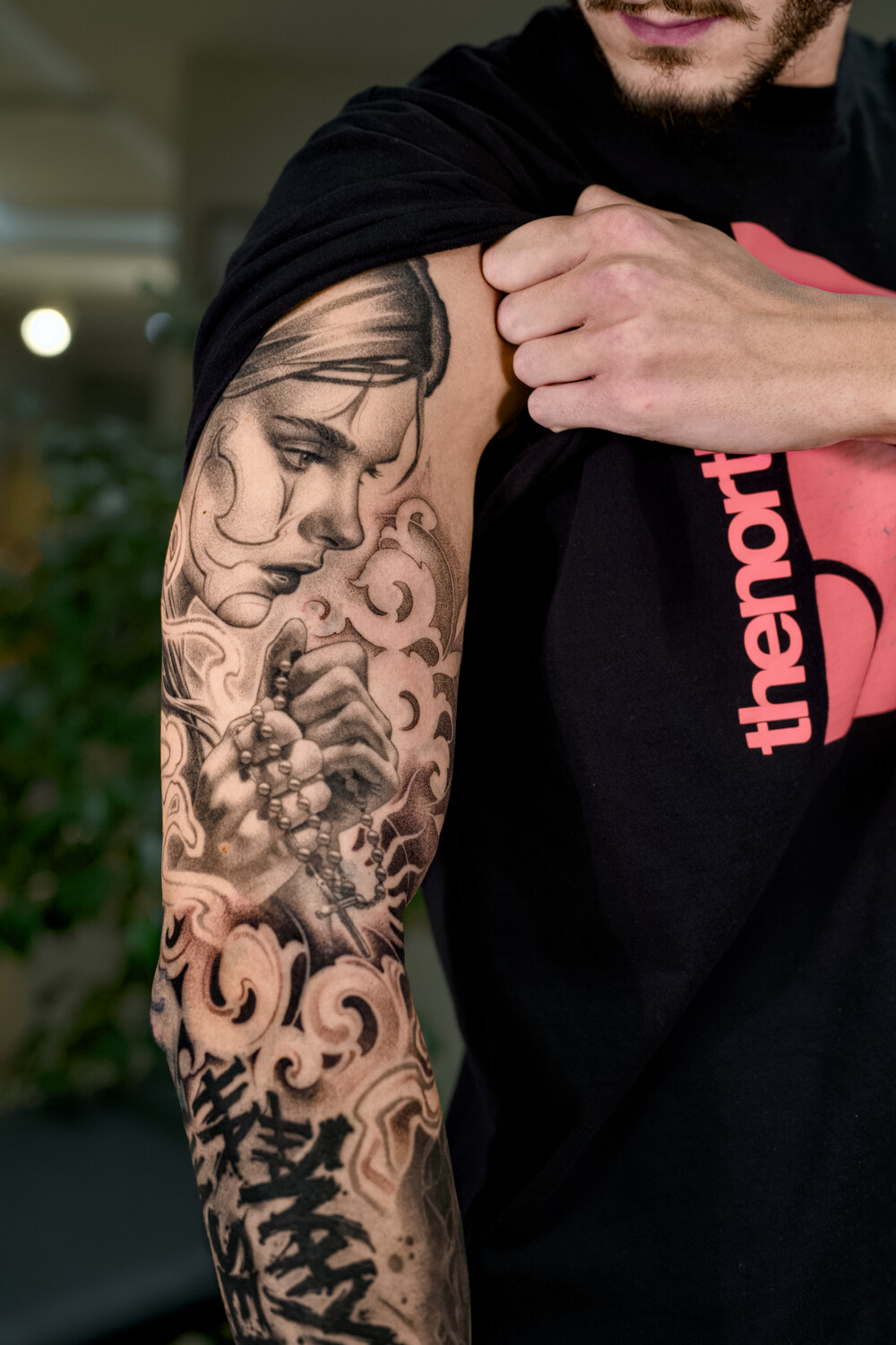 Чёрно-серая tattoo by Valerii Kanay