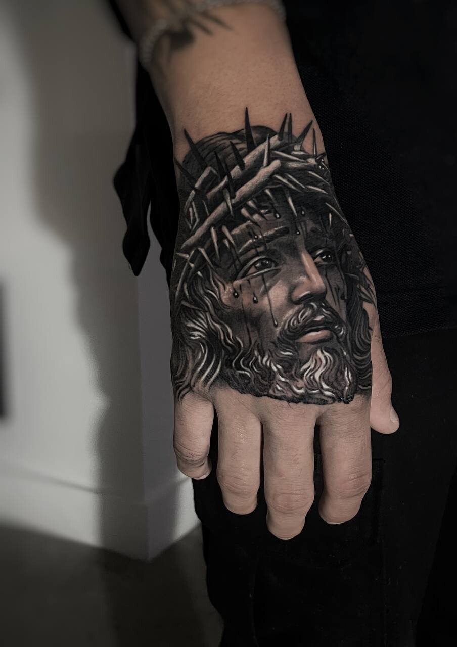 Чёрно-серая tattoo by Vas