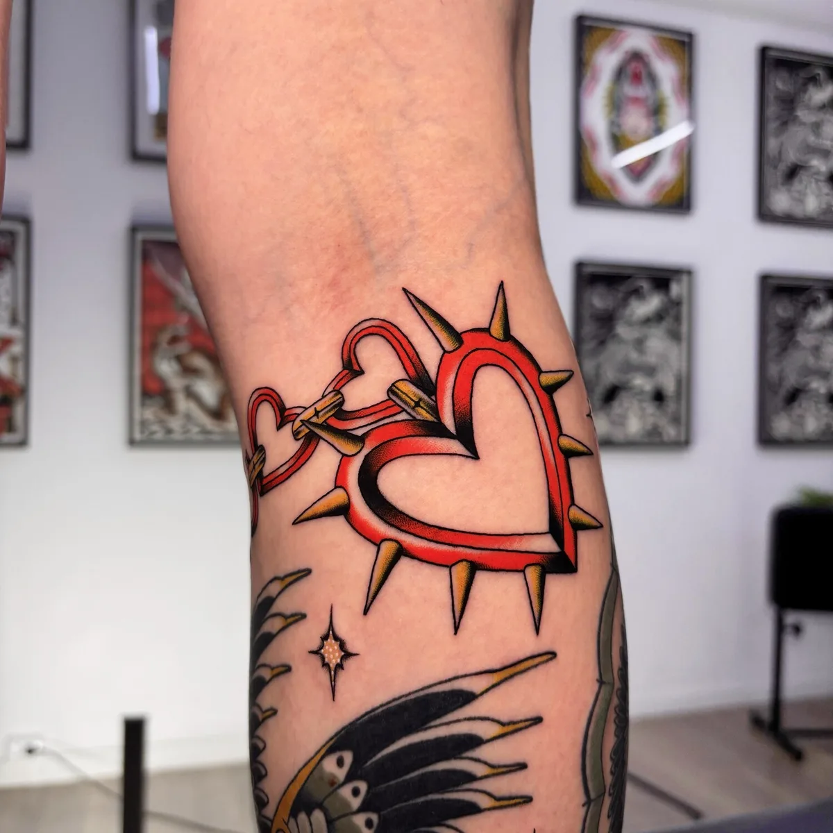 Traditional tattoo in Rostov-on-Don by Pavel Seneli
