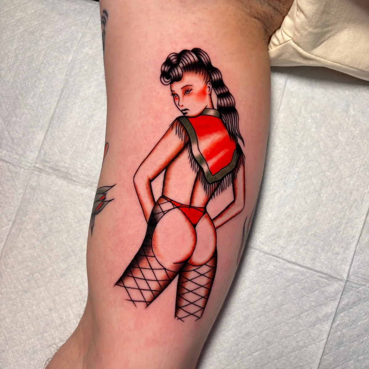 Traditional tattoo in Rostov-on-Don by Pavel Seneli
