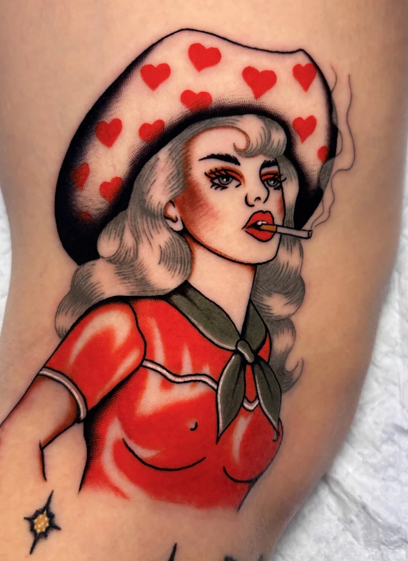 Tradizione con un tocco vintage: il tatuatore Pavel Seneli
