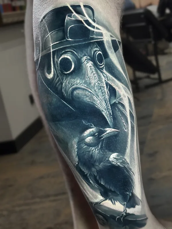black and grey realism Tatuaggio su forearm #98613 | Tatuatore Алексей Безукладников
