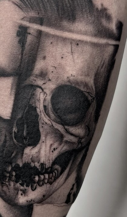 Тату эскиз # Тату мастер Александр Кучин