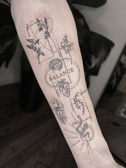 Тату эскиз # Тату мастер Becci | Eisvogel Tattoo