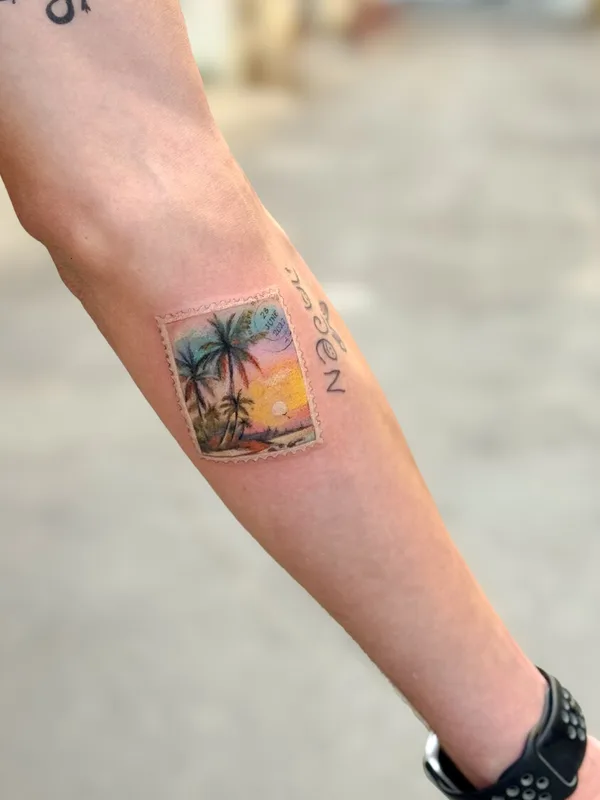 color watercolor Tatuagem em forearm #99518 | Tatuador Nika Taratuta