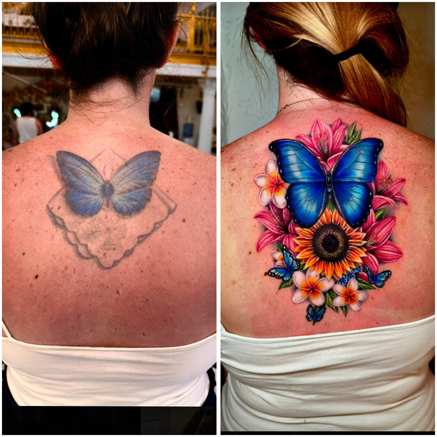 Realism tattoo on Upper Back