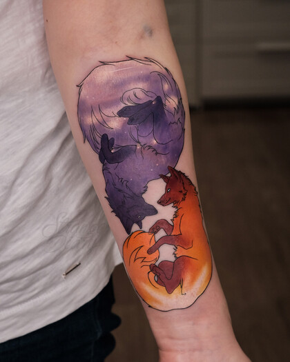 Тату эскиз # Тату мастер Алексей Strange Diary 