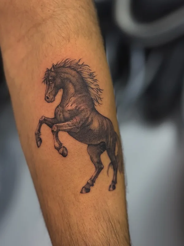 male blackandgrey microrealism 纹身 在 forearm #100205 | 纹身师 Arturs Garoza