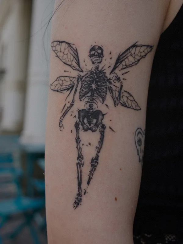 female black authorsstyle 纹身 在 forearm #100207 | 纹身师 Arturs Garoza