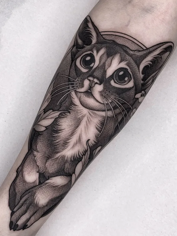 black and grey black and grey Tatuaggio su forearm #100907 | Tatuatore Jole