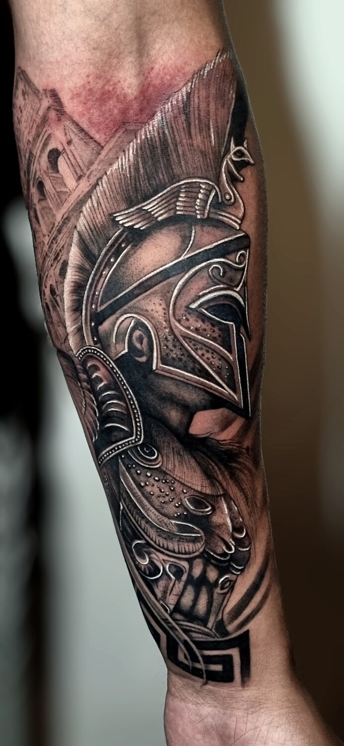 Black & Grey tattoo by ROGER BREDA 