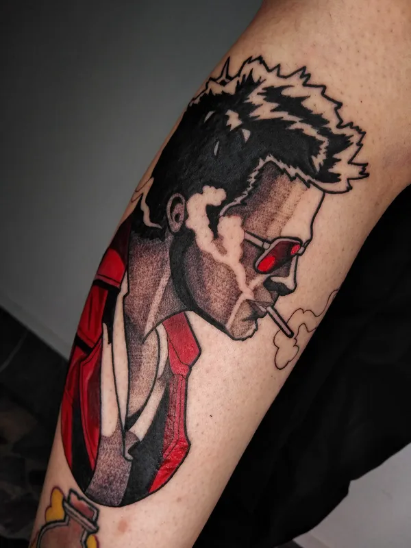 color illustrative 纹身 在 forearm #101570 | 纹身师 Josh Villegas