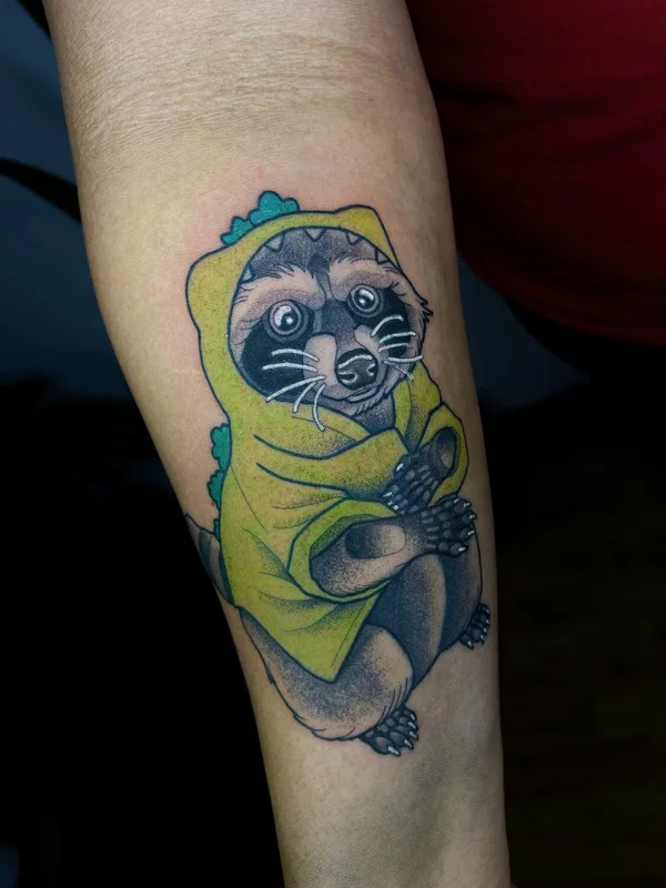 color illustrative 纹身 在 forearm #101573 | 纹身师 Josh Villegas