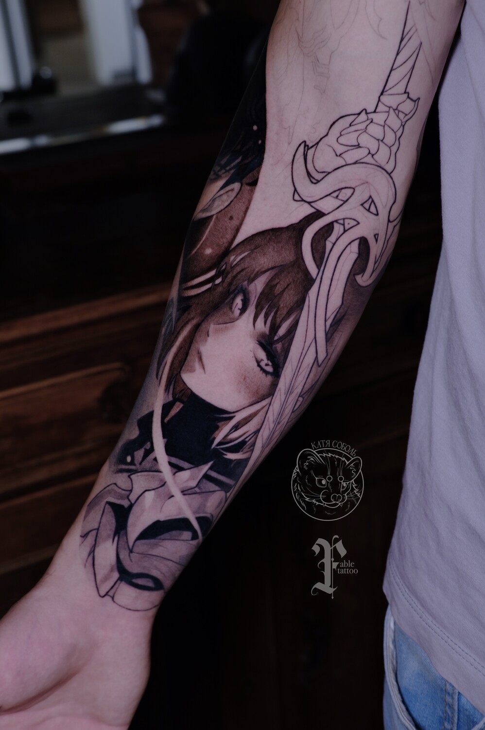 Tattoo by Катя Соболь at Fable Tattoo