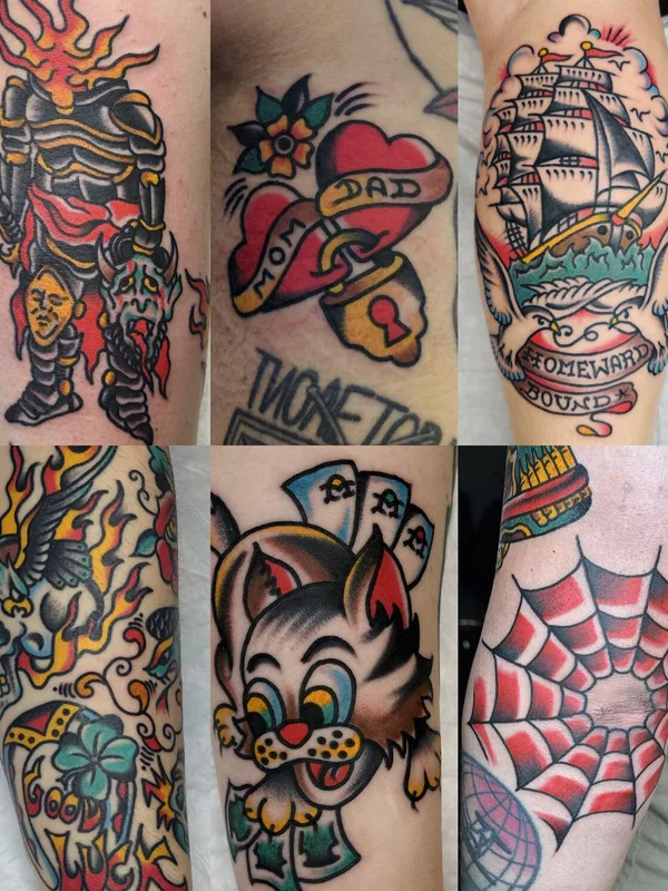 color traditional tattoo on forearm #102114 | Tattoo Artist Тарапата Юрий