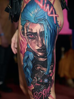 Illustrative tattoo