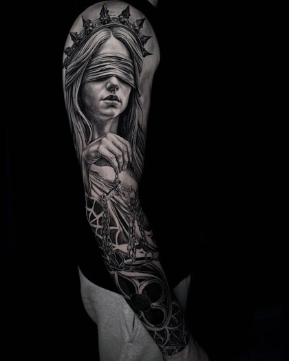 Тату эскиз #102640 Тату мастер Anastasia Kiseleva 