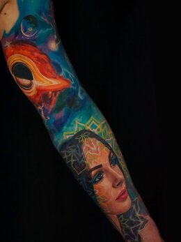 Surrealism tattoo