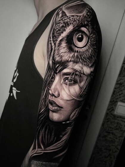 Тату эскиз # Тату мастер Anastasia Kiseleva 